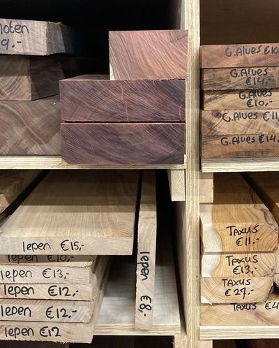 Karretje 2” x 2”Marblewood - Houtexclusief Waddinxveen, Exclusief hout uit voorraad leverbaar